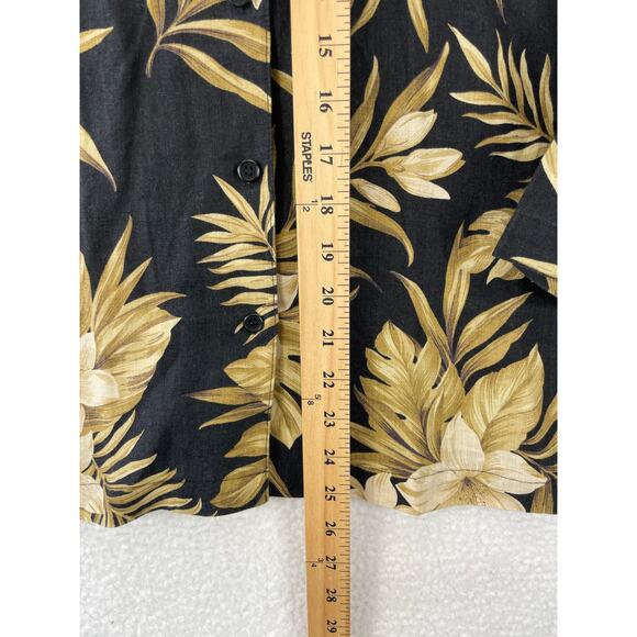 Jones New York Sport Linen Hawaiian Shirt Women’s S Floral Aloha Button Up - Picture 5 of 6